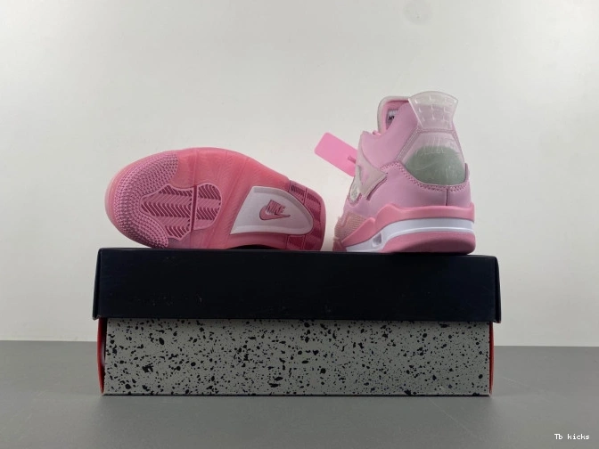 Cheap TBK X 4 OFF-WHITE PINK JORDAN 0712